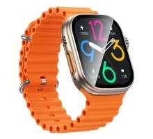 Смарт-годинник BOROFONE BD14 Ultra 51mm. 180 mAh. Smart sports watch(call version) Titanium Gold (6941991124280)
