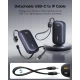 Зовнішній акумулятор Baseus EnerFill FC21 Qpow 3 Ultra Digital Display Power Bank with Detachable Cable 20000mAh 22.5W Cosmic Black (E0027M00)
