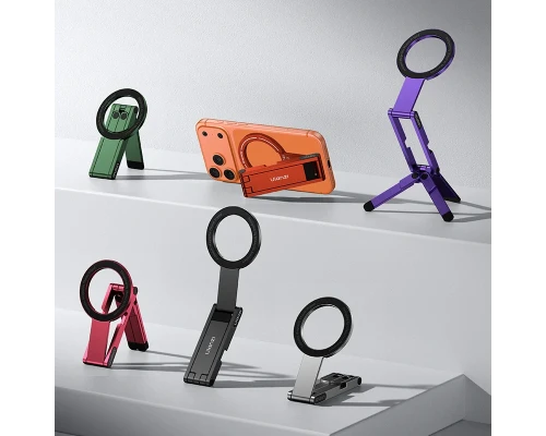 Тримач телефона Ulanzi MA60 Foldable Magnetic Phone Tripod (Red) (S038)