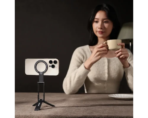 Тримач телефона Ulanzi MA60 Foldable Magnetic Phone Tripod (Red) (S038)