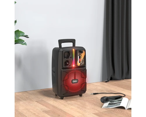 Портативна колонка HOCO BS37 Dancer outdoor wireless speaker, 10W, Black (6931474727602)