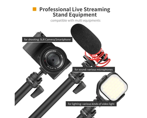 Штатив-тримач Ulanzi Vijim Desktop Flexible Arm/Light Stand(With Clip/Two Stages) (UV-2665 LS04) (2665)