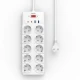 Мережевий подовжувач WIWU 14 in 1 20W GaN Power Strip 2C+2A+10AC Wi-S008 EU (2 m) White (6977703656268)