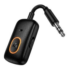 Bluetooth-ресивер HOCO E151 Graceful AUX BT audio receiver/transmitter Black (6942007667906)
